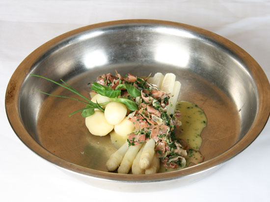 Asperges met