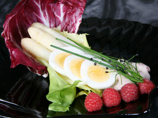 Asperges met ei-salade