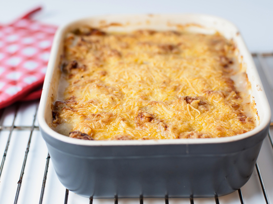 Asperge lasagne met Kalfspoulet