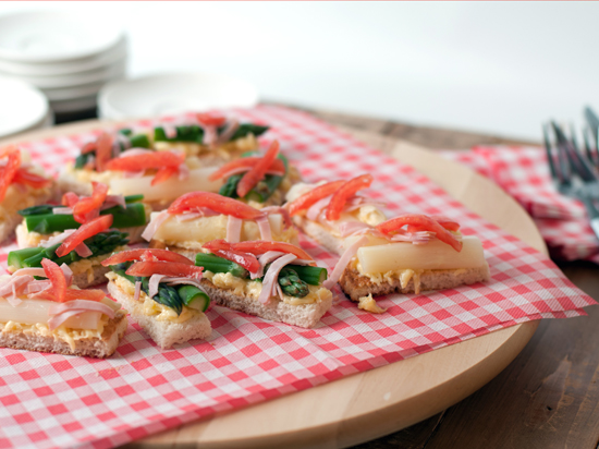 Aspergetoastjes (12 stuks)