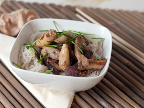 Japanse asperges met noodles