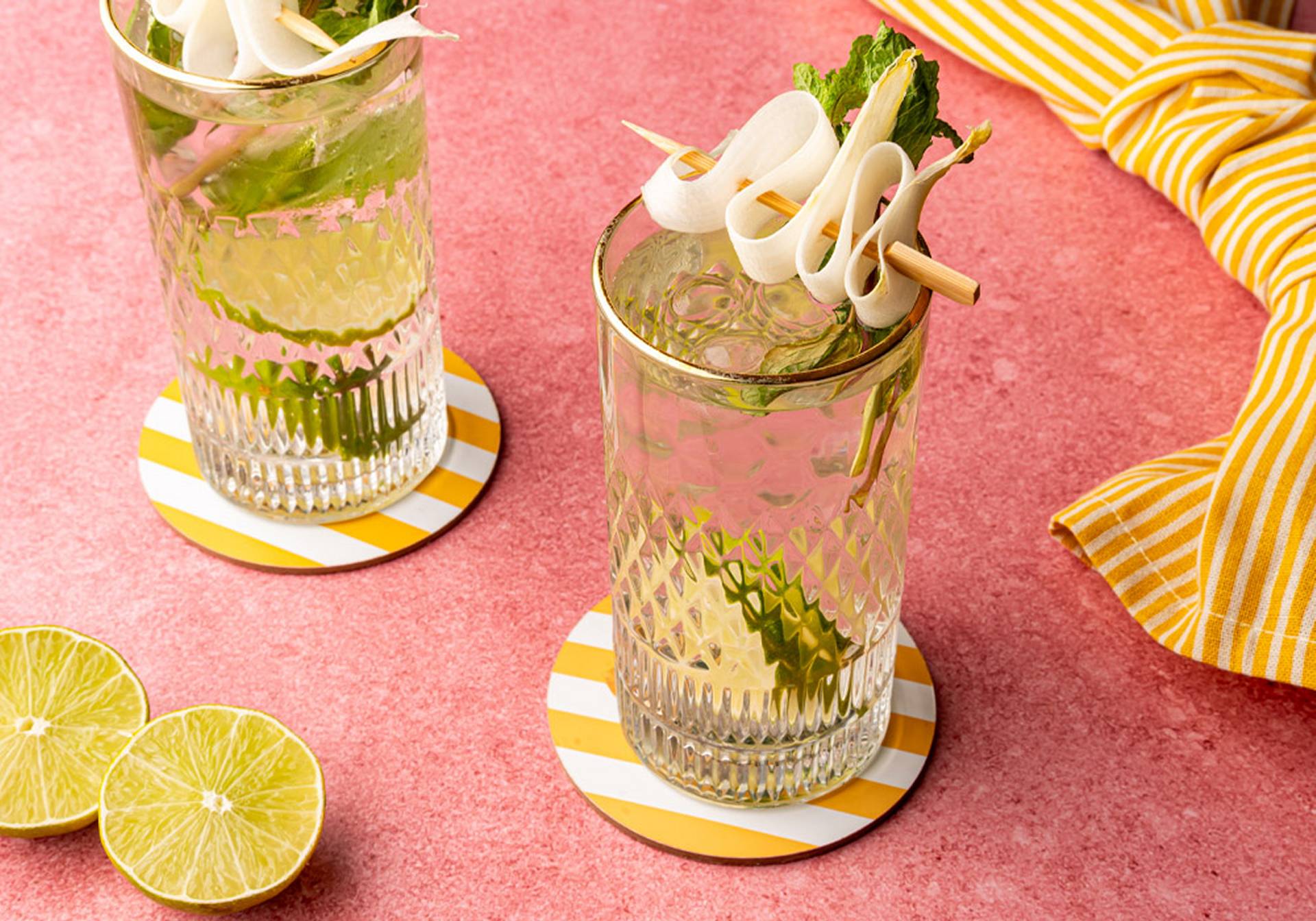 Asperge infused gin tonic