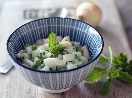 Frisse aspergesalade van Mathijs Vrieze